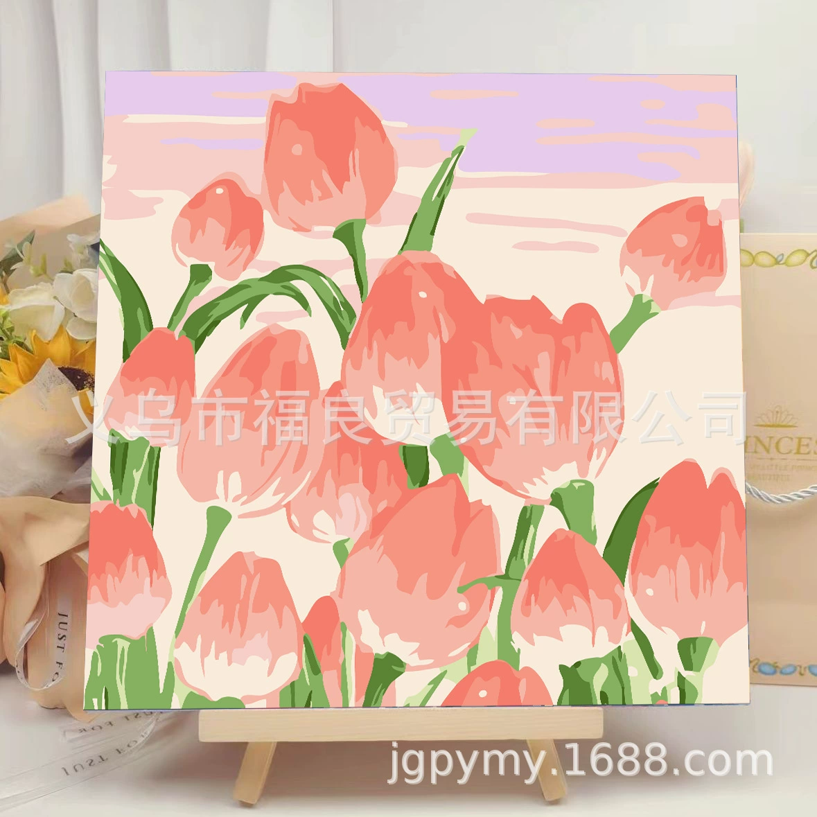Набор алмазной мозаики DIY 30×30 см, деревянная рама, стразы и инструменты для выкладки