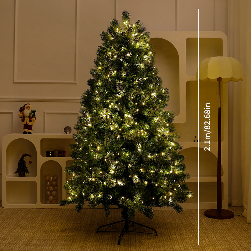 Nuevo árbol automático de cifrado árbol de Navidad casero DIY decoración de Navidad decoración de escena