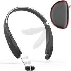 SX-991ステレオbluetoothイヤホン5.0折り畳み汎用スポーツ音楽イヤホンL28首付き無線イヤホン