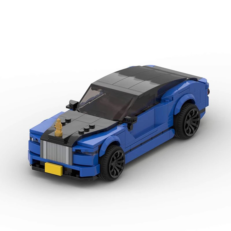 Compatible with Lego MOC building blocks assembled suit SLES Phantom speed series 8-grid car educational birthday gift Compatible with Lego MOC building blocks assembled suit SLES Phantom speed series 8-grid car educational birthday gift