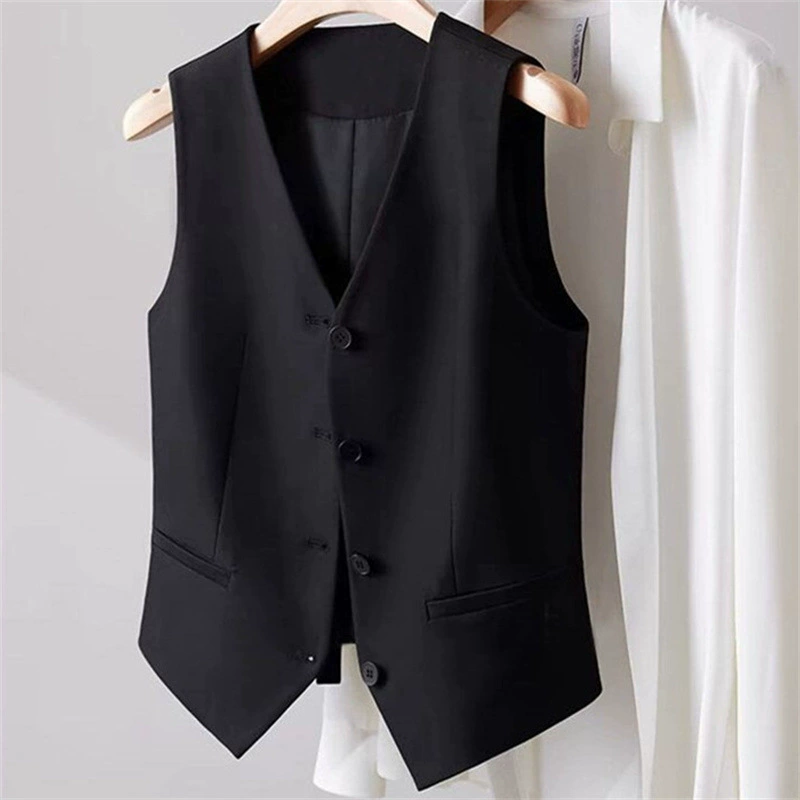 Костюм жилет Женский жилет Носить Новый топ на осень 2025