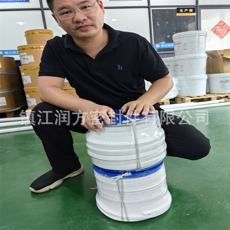 供应聚四氟乙烯PTFE无油盘根  四氟盘根 四氟编制盘根