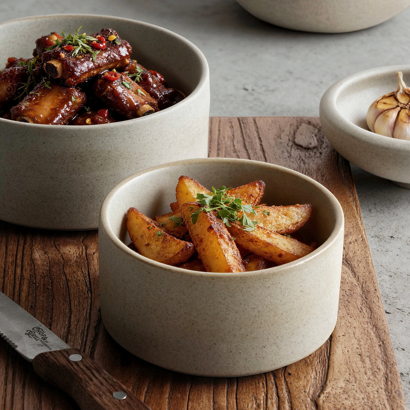 Rustic Pottery Tableware Noodle Bowls, Japanese-Style Bowls, Chaozhou Tableware, Soup Bowls, Rice Bowls, High-Quality and Beautifully Designed Bowls, Cold Noodle Bowls