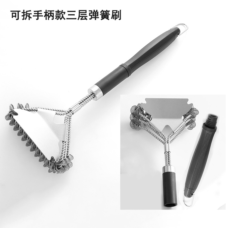 분리형 핸들 3 층 스프링 브러시