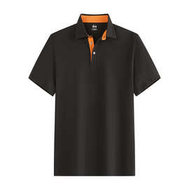 霞湖世家纯棉Polo衫男夏季50支大眼珠地液氨抗菌凉感翻领短袖188A