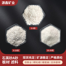 厂家现货直销A级砂全目数白砂子 高品质板材石英砂原材料源头工厂