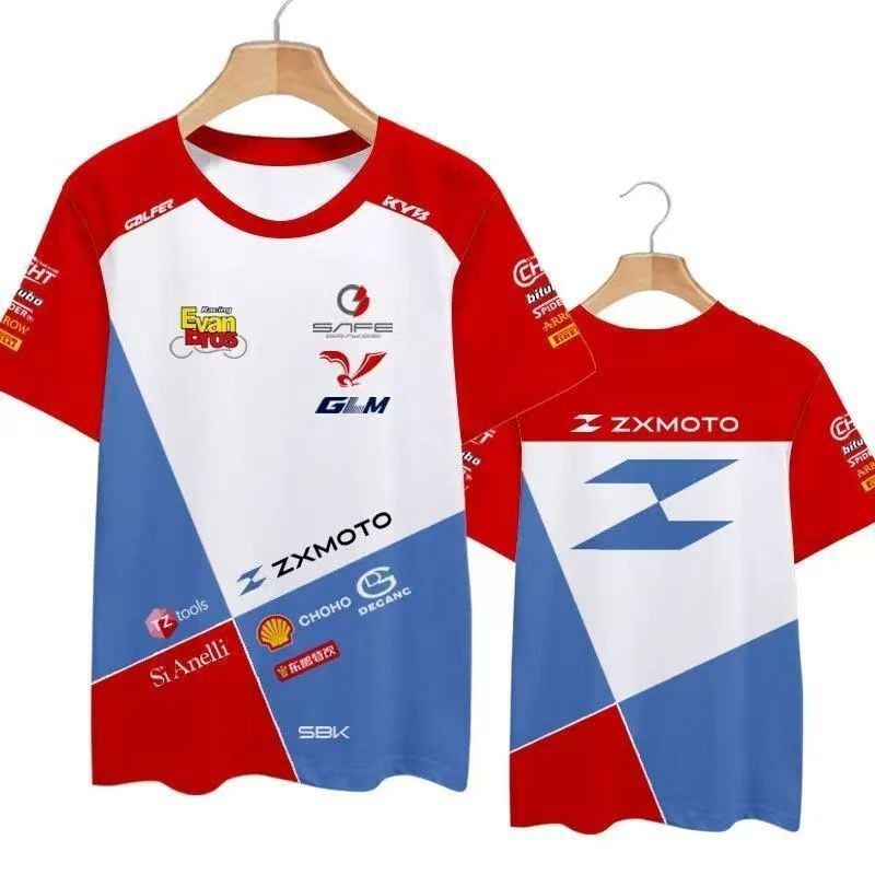 2026 New Cross-Border Model European and American Hot-Selling Motorcycle Wsbk Competition Championship Racing Suit Quick-Drying Men's Short-Sleeved T-Shirt 2026 New Cross-Border Model European and American Hot-Selling Motorcycle Wsbk Competition Championship Racing Suit Quick-Drying Men's Short-Sleeved T-Shirt