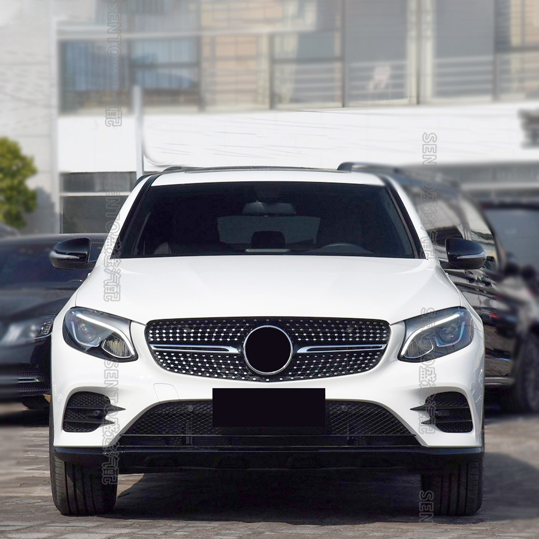 Applicable to 2015-2023 Mercedes-Benz GLC sedan Coupe C253 X253 modified medium mesh starry GT grille