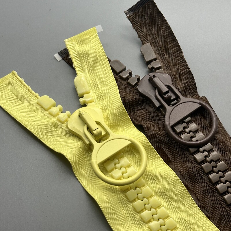 No. 20 Resin Zipper, Open-End Zipper, Extra-Large Tooth Rubber Zipper, 1.0m Long Zipper, Plastic Extra-Large Zipper, DIY