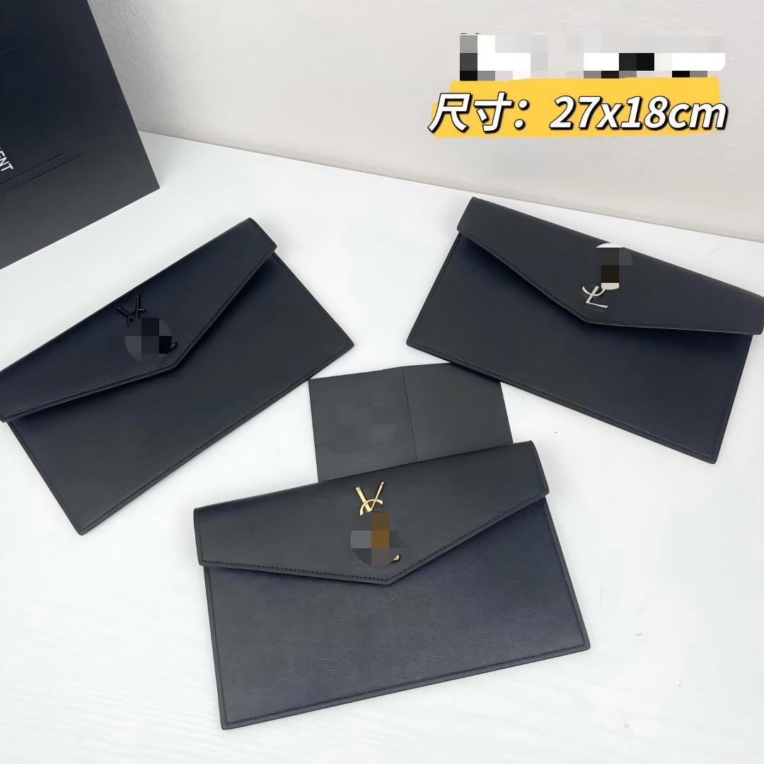 2025 New Patent Leather Clutch Bag For Women Luxury Envelope Bag Crocodile Embossed Genuine Leather Evening Bag Designer Handbag - Thumbnail 3