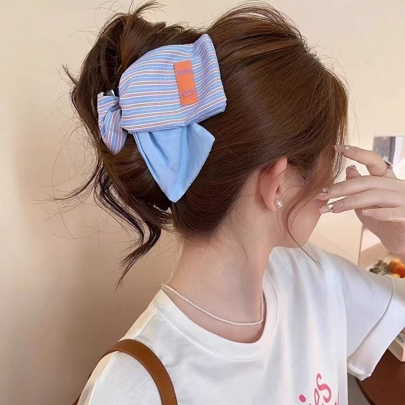 元气少女粉色三角发夹女2025新款高级感后脑勺盘发抓夹鲨鱼夹发饰|undefined