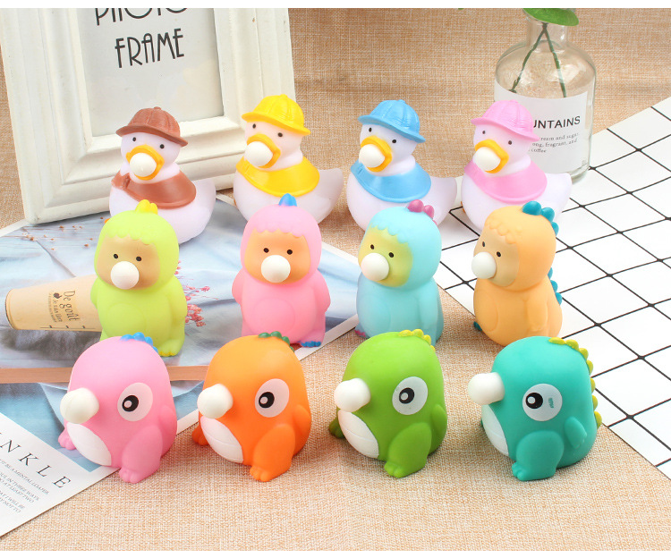 New Dinosaur Bubble Toy Duck Bubble Squeeze Music Vent Decompression Toy Wholesale display picture 17