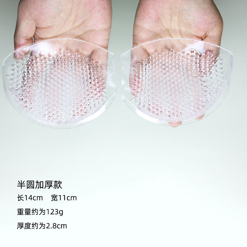 蜂窝胸垫透气加厚泳衣硅胶自粘小胸增大胸贴瑜伽服防外扩透明插片|undefined