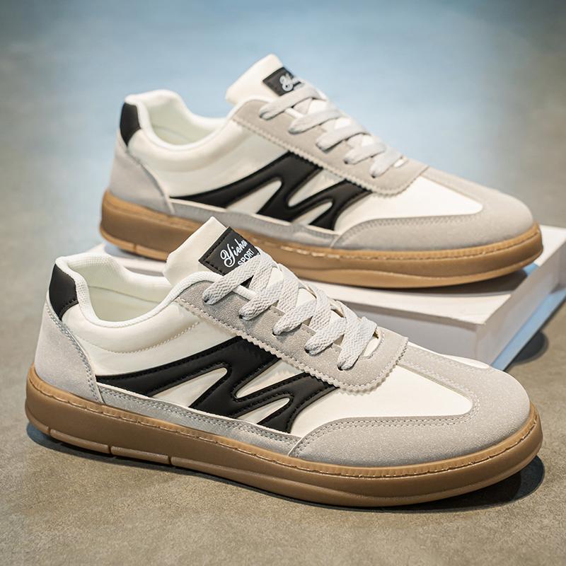 2025 primavera y verano nuevos zapatos de hombre de entrenamiento alemán de cuatro estaciones, zapatos casuales de moda de corte bajo de moda, zapatos Forrest Gump de todo fósforo, explosión en vivo