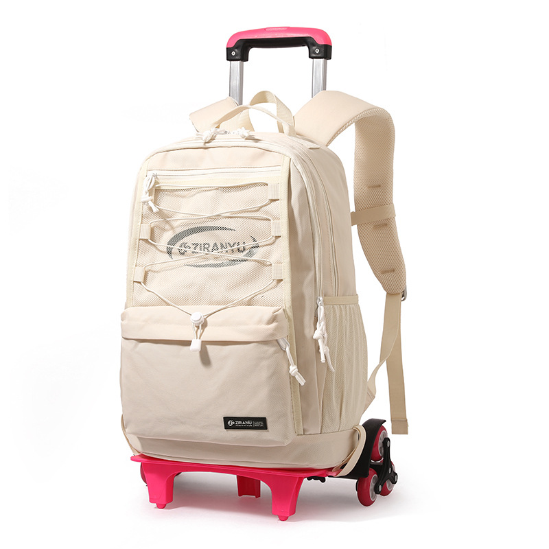 Pescado natural transfronterizo nueva bolsa de la escuela primaria estudiante masculino y femenino Grado 2-6 de gran capacidad mochila desmontable