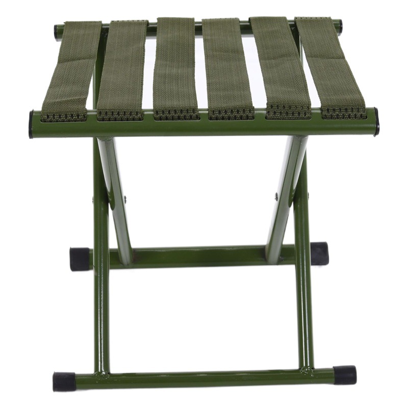 Flat tube 40# wear silk small Mazar stool portable folding seat outdoor sketching Mazar stool chair Mazar