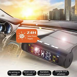 T1 Avtomobil şin təzyiq TPMS xarici daxili simsiz günəş sensoru monitoru