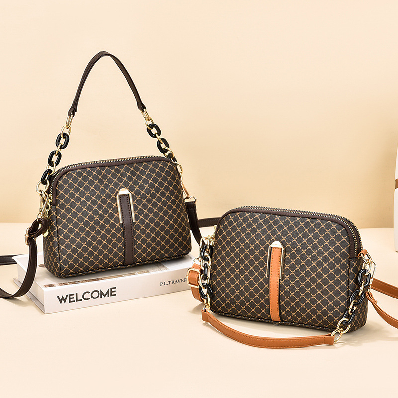 2023 neuer heißer Verkauf Retro Hand tragen kleine quadratische Tasche einfache mittlere Alter Mama Null Brieftasche eine Schulter Umhängetasche_voghion.com