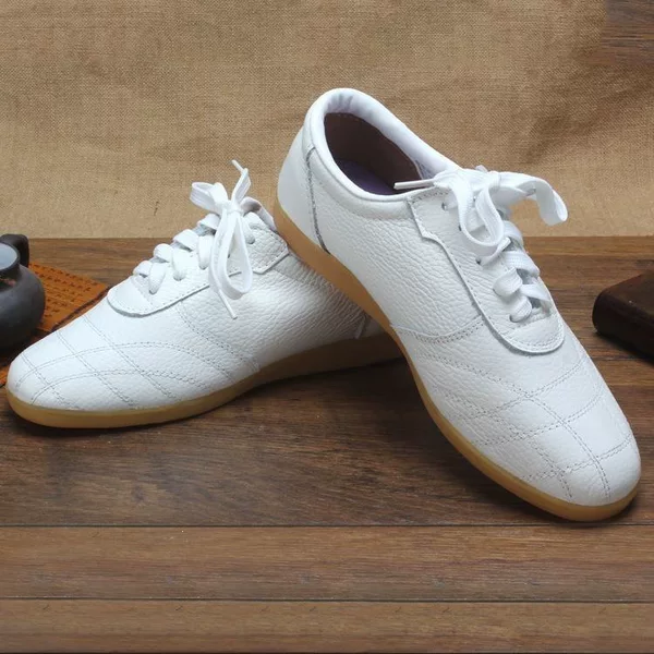 Youlu Xiaojiang Breathable Top-Layer Cowhide Autumn and Winter Tai Chi Shoes, Unisex, Wear-Resistant Practice Shoes