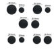 Factory direct garden shoes hole shoes plastic diy accessories accessories shoes flower buckle with English logo I-buckle