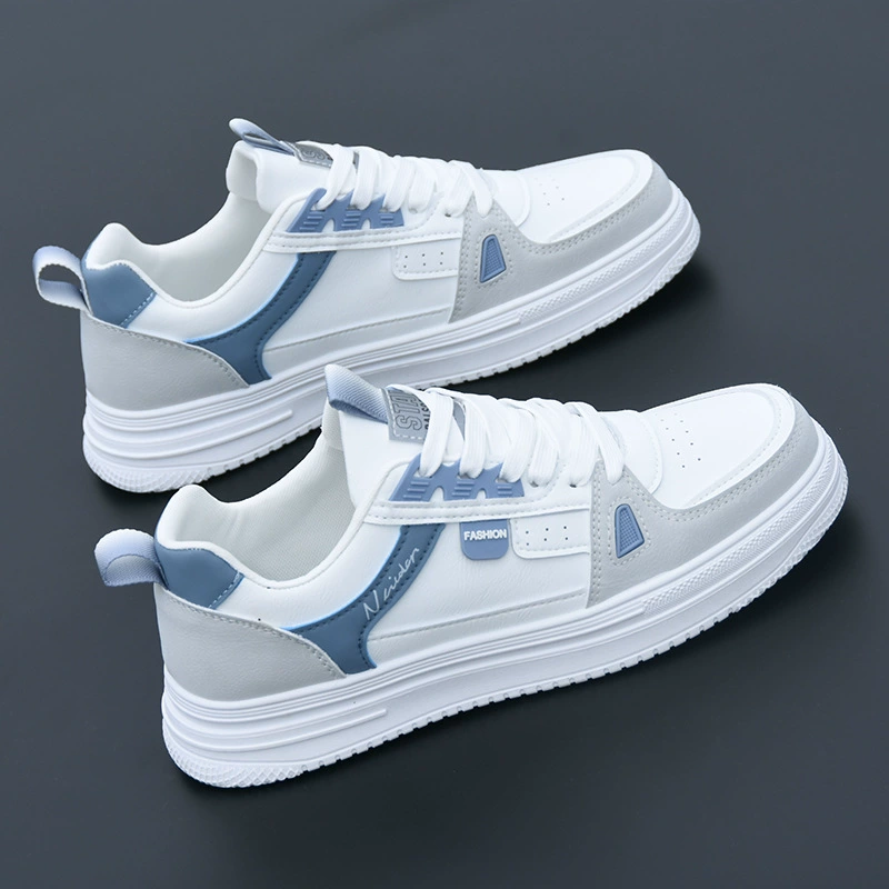 Summer footwear, breathable universal white shoes, trend sneakers, soft sole