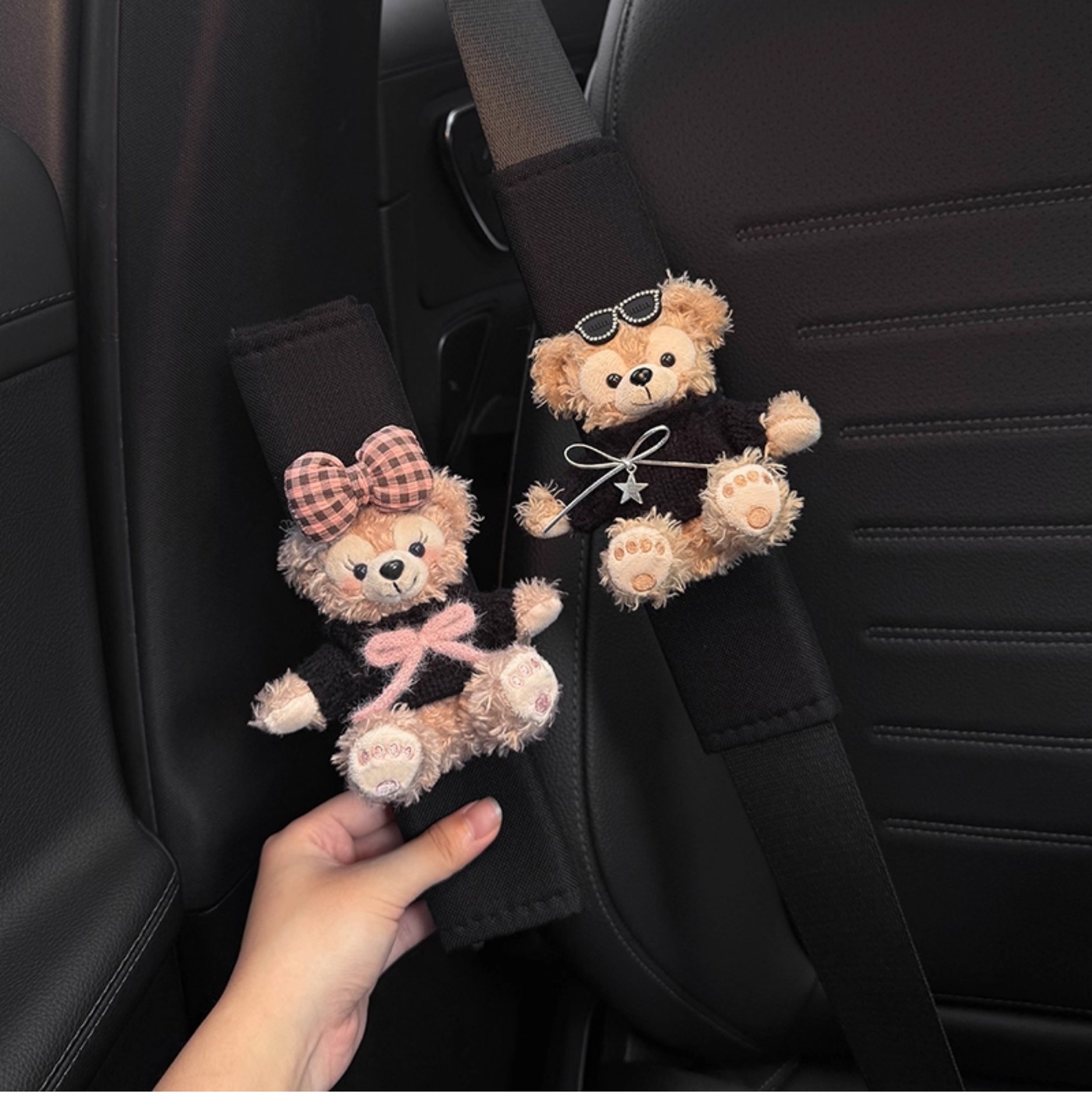 Shirley Mei Duffy Car Seat Belt Shoulder Cover Car Seat Belt Decoration Anti-Wear Clothes Couple Pair of Women