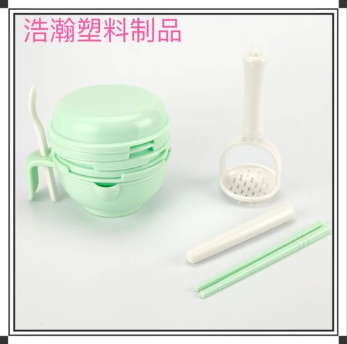 Manufacturer baby food grinder children's puree juice cooking manual baby grinding bowl tool set