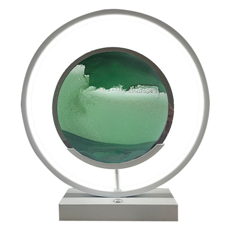 Pintura de arenas movedizas transfronterizas creativas, decoración, decoración, paquete de material de bricolaje hecho a mano, luz ambiental, regalo, luz nocturna