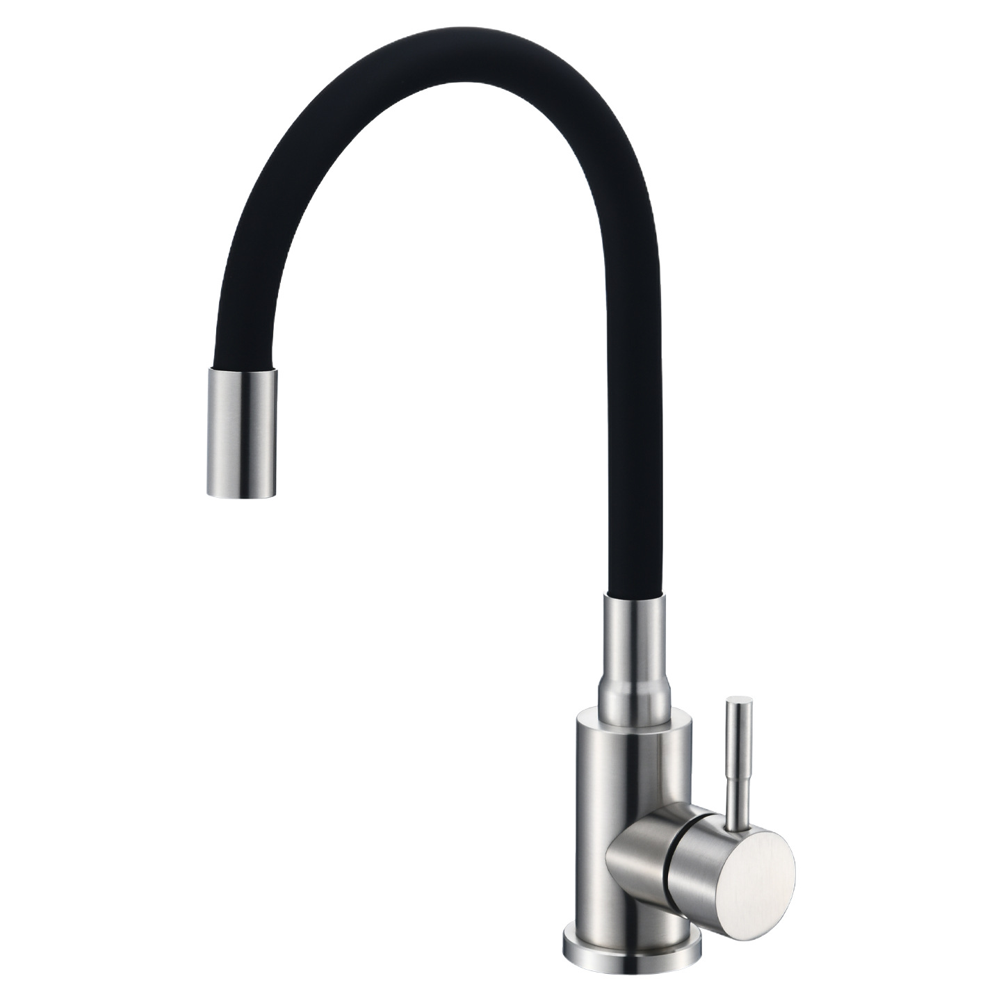 Dibujo de alambre de color universal tubería de hortales fría y caliente grifo de acero inoxidable color universal mezcla de agua de cocina grifo de comercio exterior