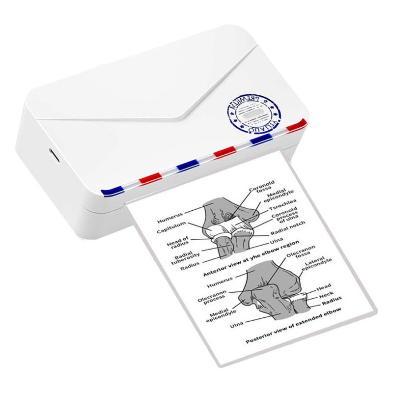 M03AS Impresora incorrecta de impresión Xiansen Versión en el extranjero del teléfono móvil Bluetooth Conexión sin tinta Máquina doméstica para estudiantes de 300DPI