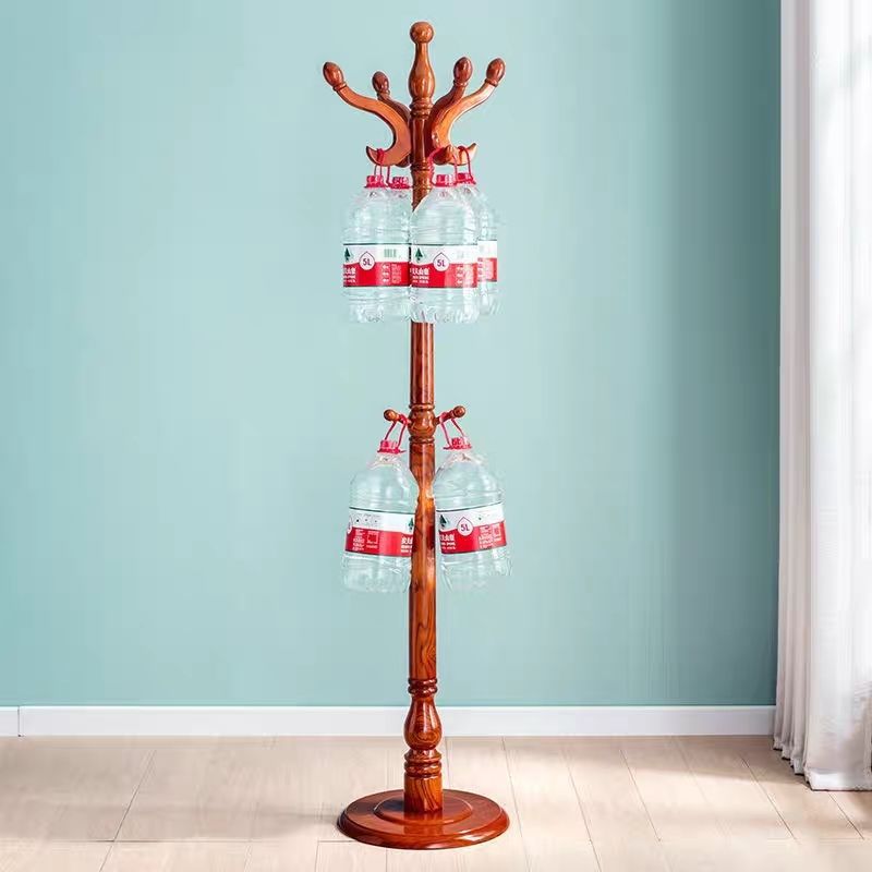 挂衣帽架衣服架实木高品质挂衣架落地卧室室内客厅木质家用新中式