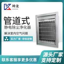管道式静电除尘净化器空气消毒装置复合净化器处理电子除尘器