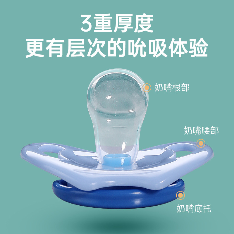 Chupete de Silicona con Diseño de Dibujos Animados para Bebés Recién Nacidos, Chupete de Confort para Dormir