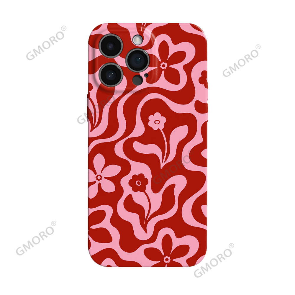 Amazon explosión flor interesante caso de teléfono de Apple 16 agujeros finos caso de película iPhone17 todo incluido caso duro a prueba de caídas