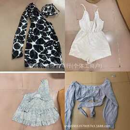 欧美亚马逊女装杂款时尚性感连衣裙女夏跨境东南亚便宜服装热销