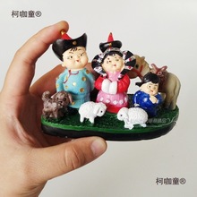 内蒙古工艺品蒙古族特色礼品礼物树脂摆设摆件摆台旅游纪念麦太保