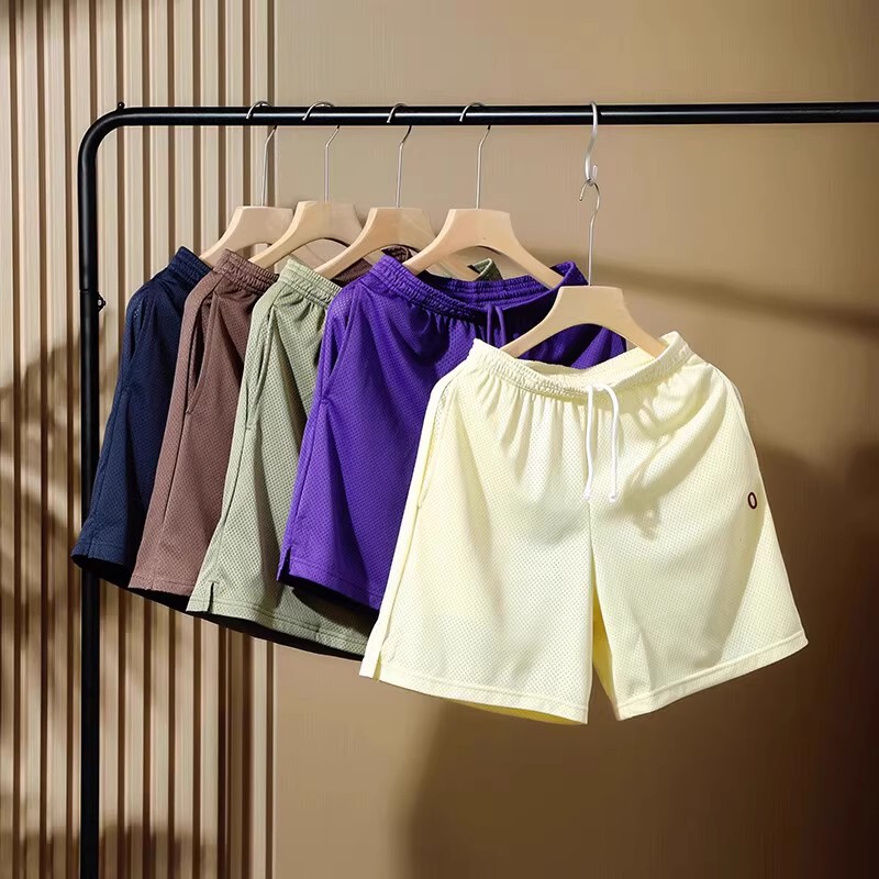 Chunchun’S Season-End Benefits! 3D Technology Mesh Cold-Feeling Quick-Drying Summer Couple Men's Breathable Sports and Leisure Shorts