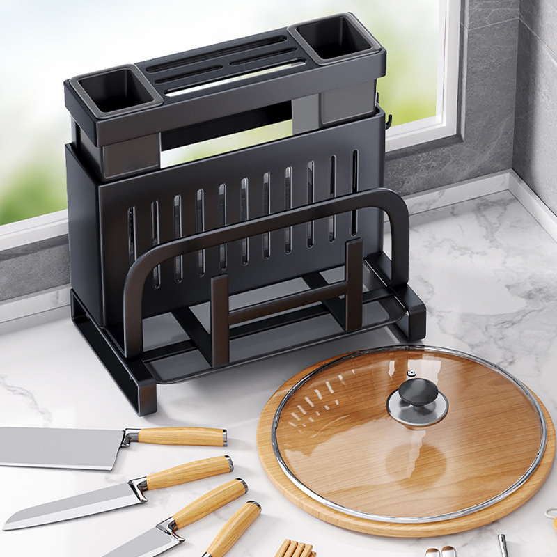 Kitchen knife stand storage rack 2025 new style chopsticks drum…