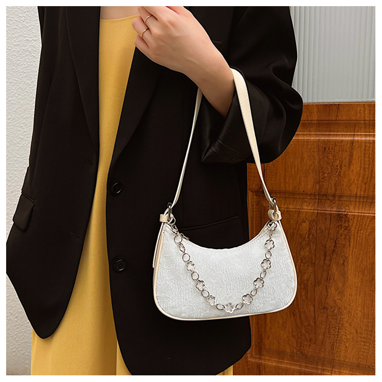 Women's Shoulder Bag Crescent Chain Underarm Bag For Women_voghion.com
