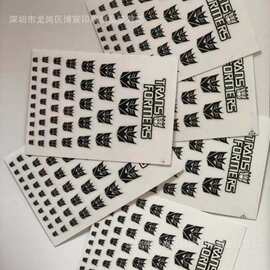 现货变形玩具金刚5 狂派博派标志贴纸 霸天虎汽车 转印贴批发
