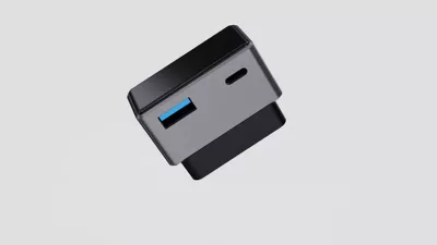 Suitable for Tesla expansion dock model3 Huanxin 3/Y dual-port OBD car fast charging hidden PD charger (Mobil şarj cihazları) - aluminum-alloy-universal-model-silver