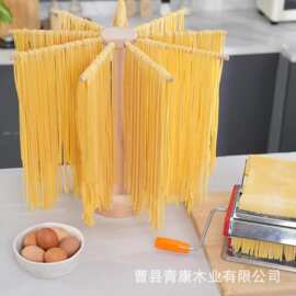 跨境木质挂面架厨房晾面条架挂面晾干架收纳架可拆卸木质置物架