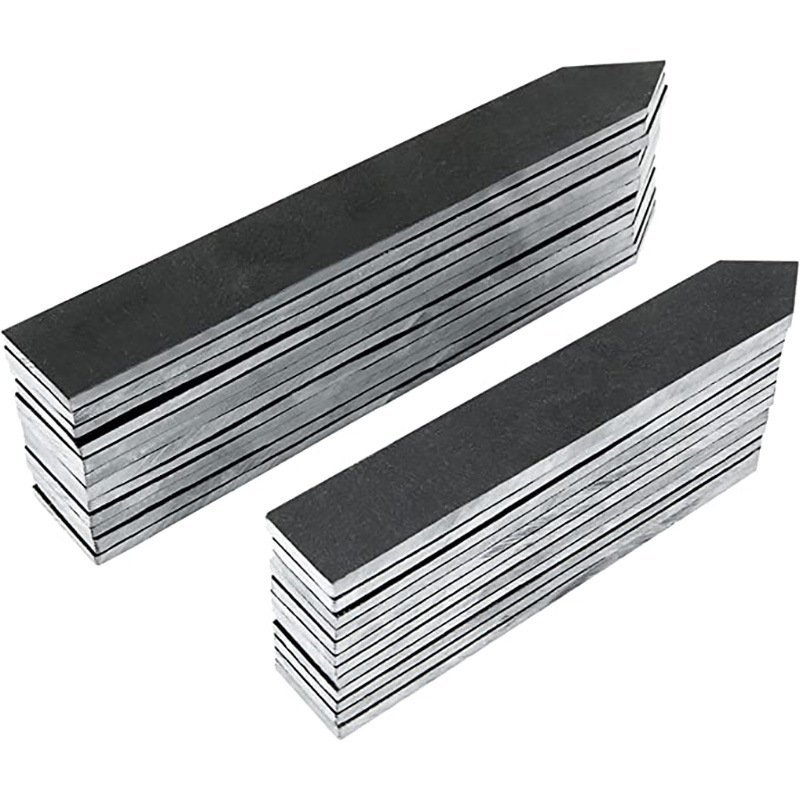 Botanas de pizarra natural al por mayor etiquetas de jardín flor arbustos suculentos huerto de hortales enchufe de piedra huerto