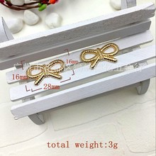 厂家直销高档箱包五金配件 蝴蝶结五金 装饰五金 新款蝴蝶结扣