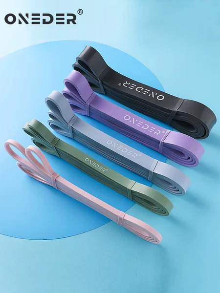 Natural latex elastic band fitness men's resistance band tension band strength training booster band pull-up women's rope