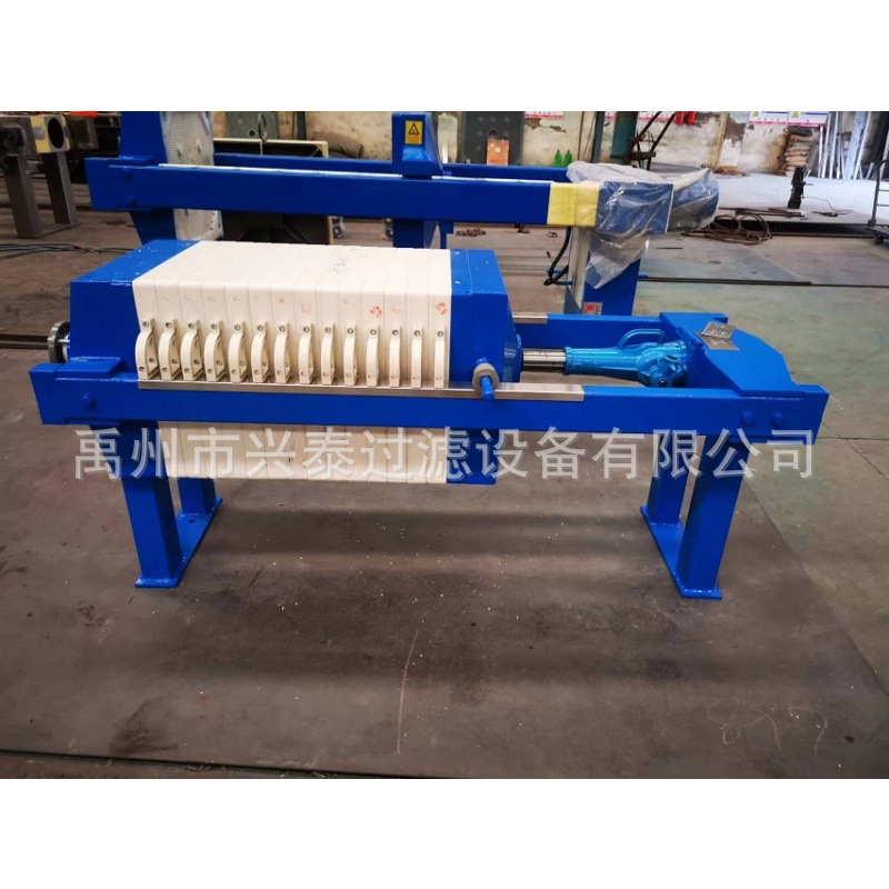 千斤顶压滤机  1平方-10平方小型厢式、板框式压滤机特点