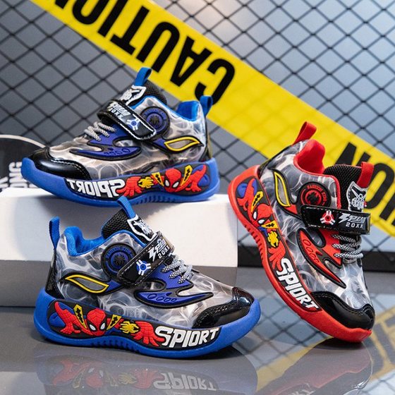Boys Shoes Spring and Autumn 2024 Children's Summer New Breathable Running Shoes Ultraman Shoes Children's sneaker