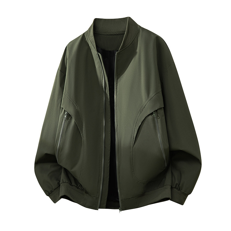 Chaqueta transfronteriza para hombres primavera y otoño estilo coreano delgado chaqueta de béisbol universal chaqueta de tamaño grande para hombres chaqueta de comercio exterior
