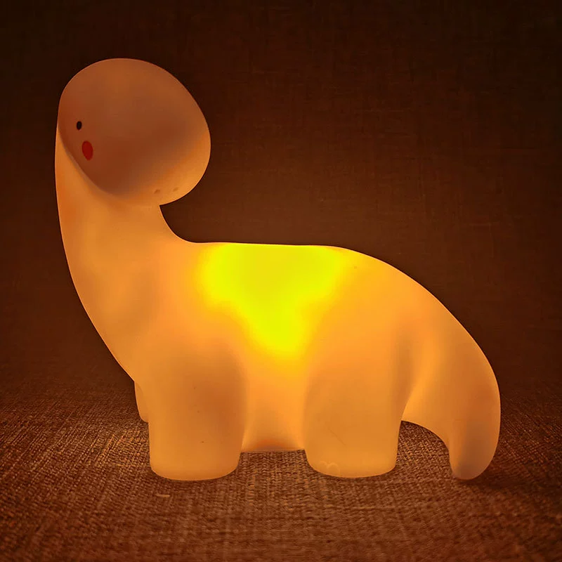 Кружка Night Light Cartoon Dinosaur LED Lamp, пластик 4.5V батарея, 8×12 см, ночник для детей