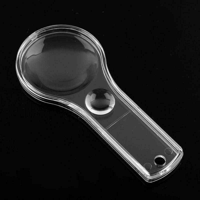 Импортированная лупа Chuda, органическое акриловое зеркало, подарочная ручная лупа, лупа высокой четкости с несколькими уровнями увеличения.